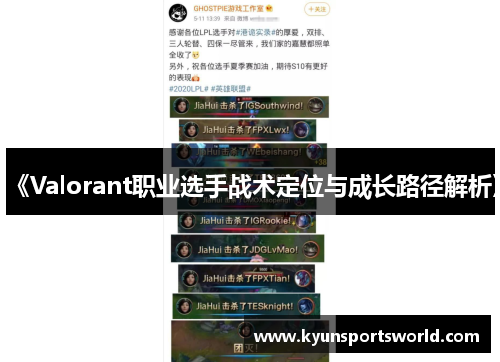 《Valorant职业选手战术定位与成长路径解析》