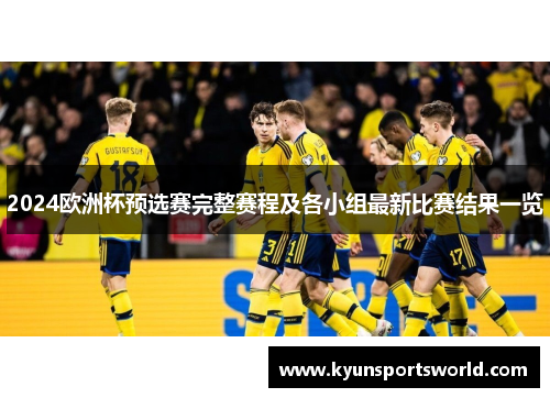 2024欧洲杯预选赛完整赛程及各小组最新比赛结果一览