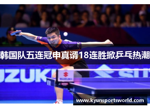 韩国队五连冠申真谞18连胜掀乒乓热潮